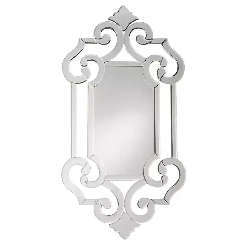 Howard Elliott 54"x14" Allan Andrews Full Length Frameless Wall Mirror Whitby Collection: Modern Style, Glass Material, Wall Mounted