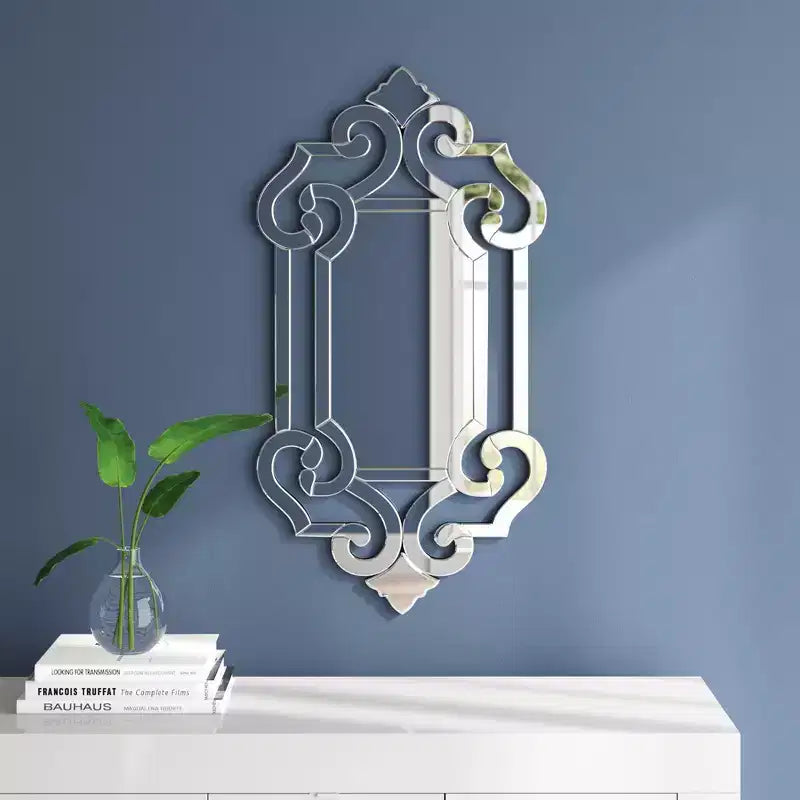 Specchio da parete senza cornice a figura intera Howard Elliott 54"x14" Allan Andrews Collezione Whitby: stile moderno, materiale vetro, montaggio a parete