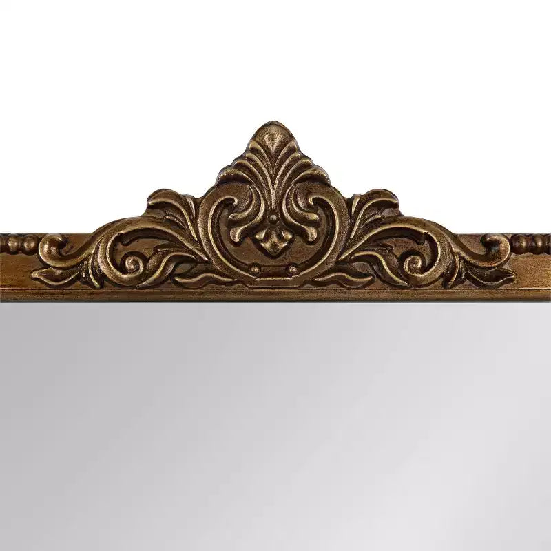 Specchio da parete ad arco Hubanks 40"x30" oro