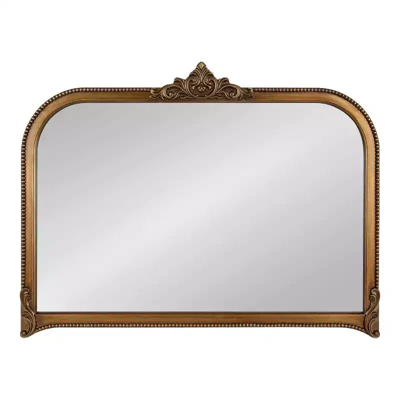 Specchio da parete ad arco Hubanks 40"x30" oro