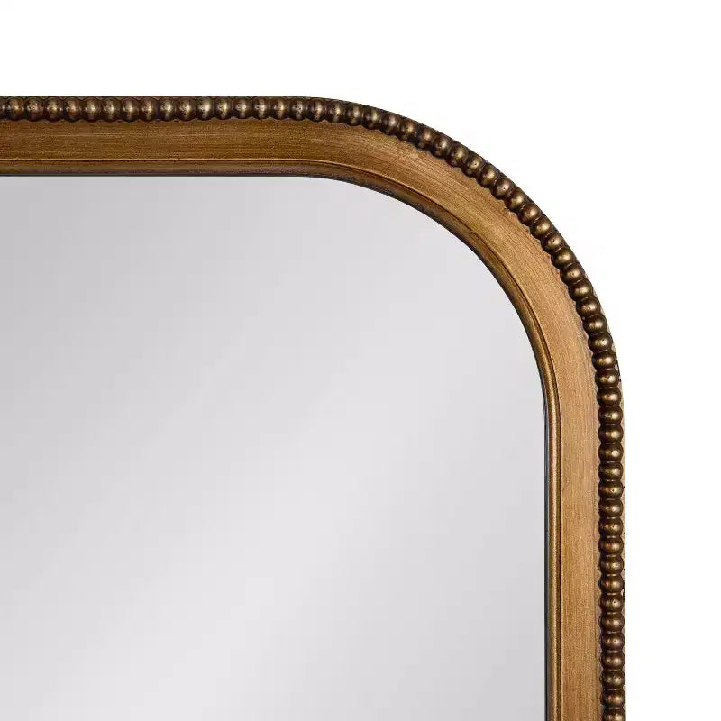 Specchio da parete ad arco Hubanks 40"x30" oro