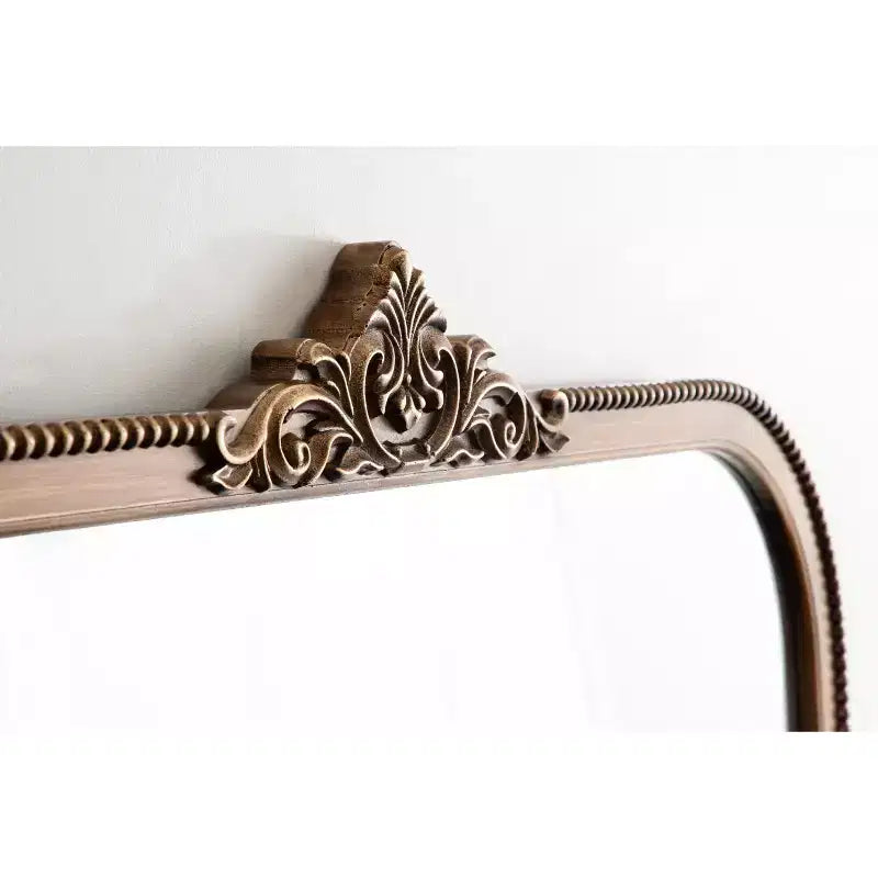 Specchio da parete ad arco Hubanks 40"x30" oro