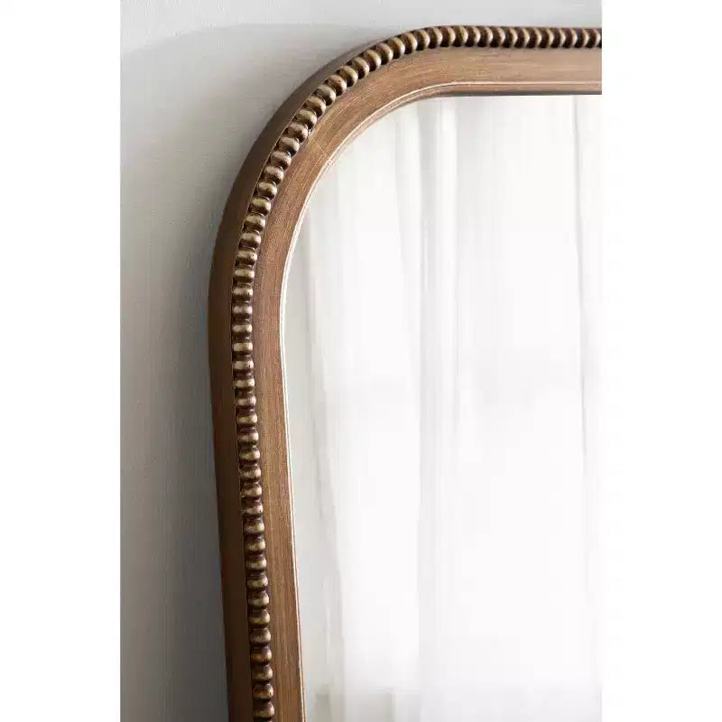 Specchio da parete ad arco Hubanks 40"x30" oro