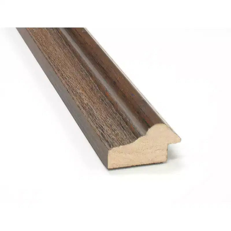 Specchio da parete/terra da 27"x63" non smussato, a figura intera: Marrone rustico, cornice in legno, opzione per montaggio a parete