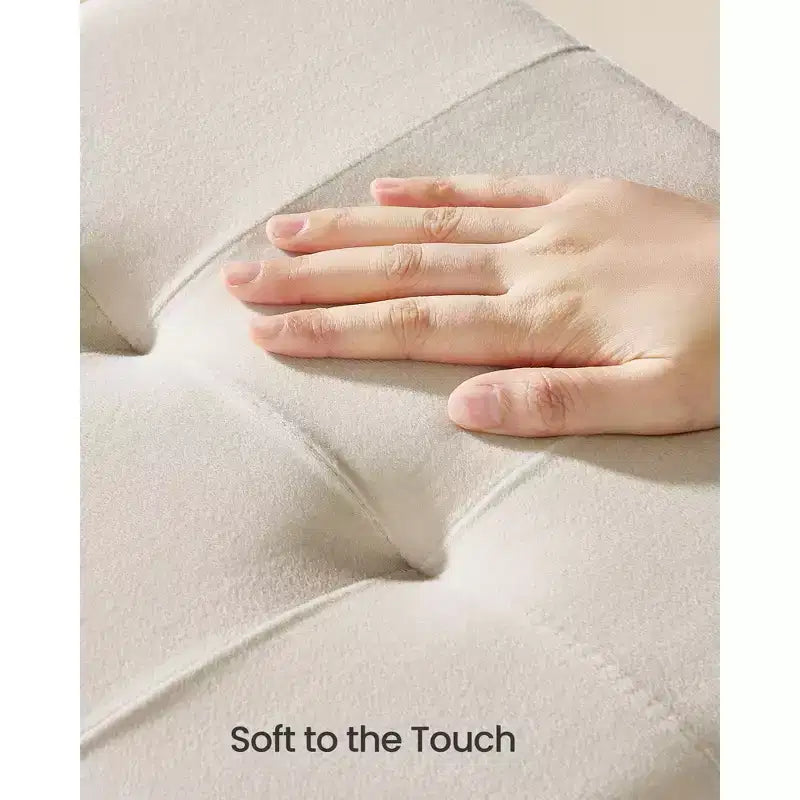 Pouf contenitore piccolo, pouf cubo pieghevole, 38 x 38 x 40 cm, poggiapiedi, poggiagambe, 37 L, superficie in velluto