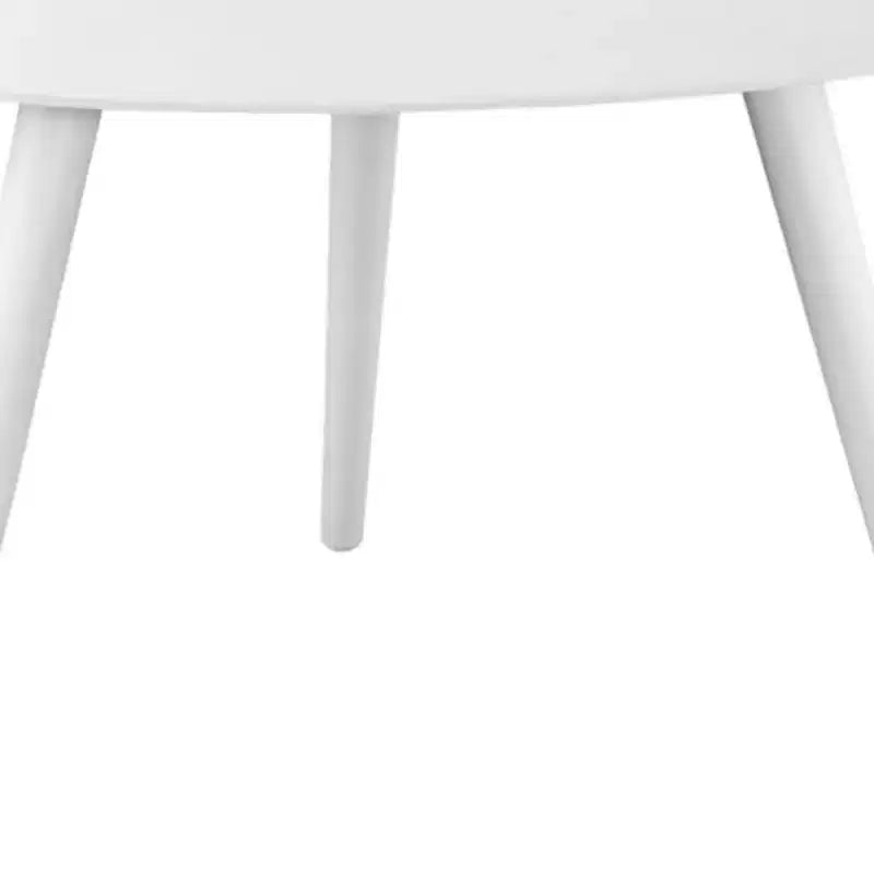 Tavolino da salotto in alluminio bianco da 14 pollici