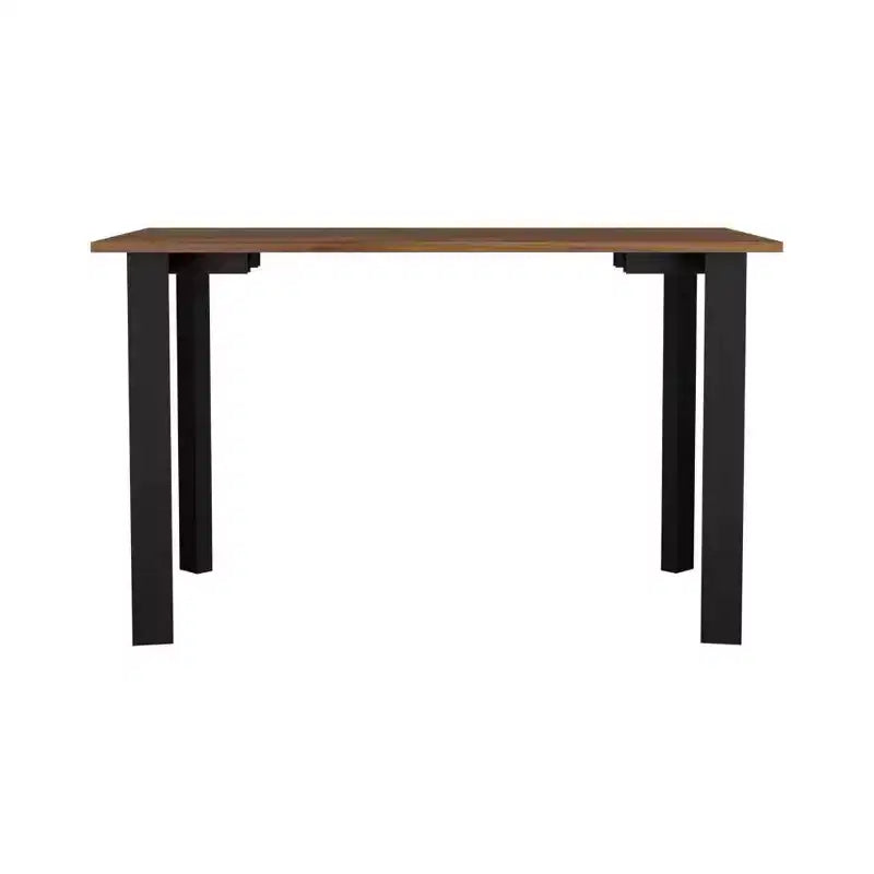 Colombo Computer Desk Brown - Boahaus: Modern Style, Adult Assembly, Scratch-Resistant Surface