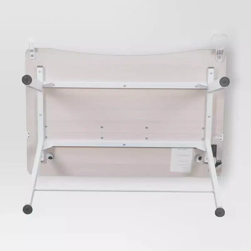 Scrivania da Gaming con Luci a LED e Supporto per Cuffie